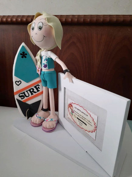 Boneca Surfista com Porta Retrato - Imagem 2