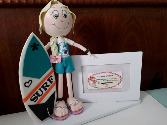Boneca Surfista com Porta Retrato - Imagem 5