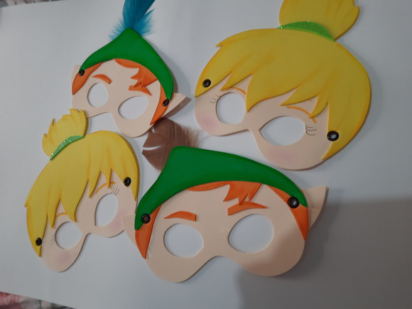 Máscara Peter Pan e Sinininho - Imagem 5