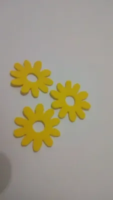 Aplique flor em eva pacote com 50