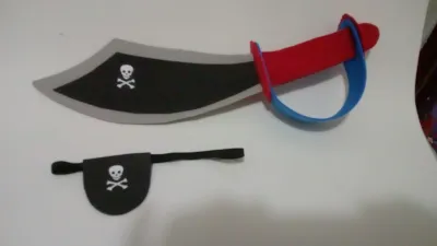 Espada Pirata + Tapa Olho Pirata