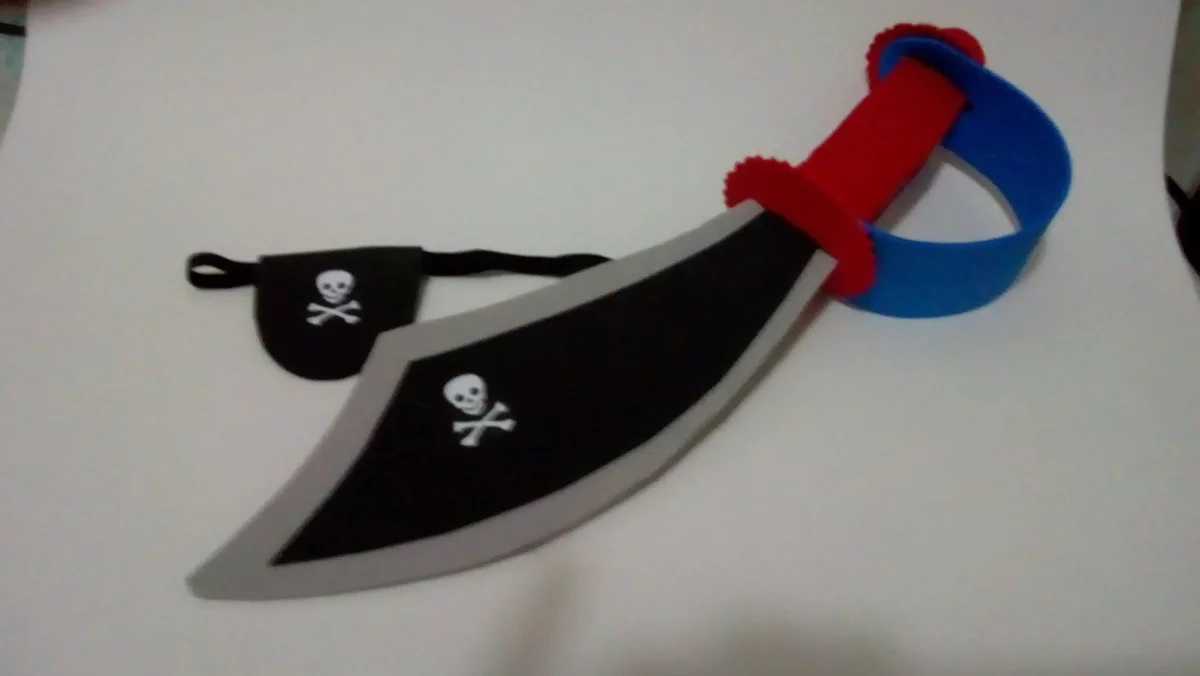Espada Pirata + Tapa Olho Pirata - Imagem 2