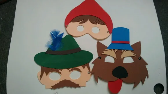 Máscaras Lobo Mau e Caçador - Imagem 2