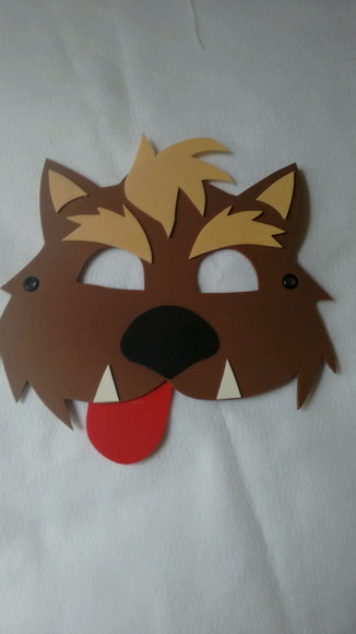 Máscaras Três Porquinhos e Lobo Mau - Imagem 2