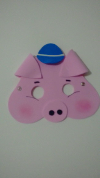 Máscaras Três Porquinhos e Lobo Mau - Imagem 4