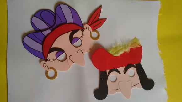 Máscaras Jake e os piratas em EVA - Imagem 5