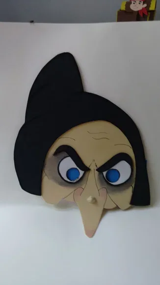 Máscara bruxa da Branca de neve em EVA - Imagem 1