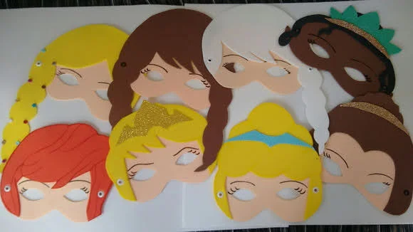 Máscaras das Princesas em Eva - Imagem 1