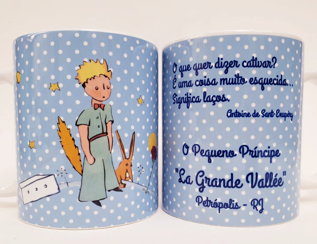 Caneca personalizada pequeno príncipe