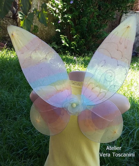 Asa da fada fawn (Kit CRIANÇA E BONECA)