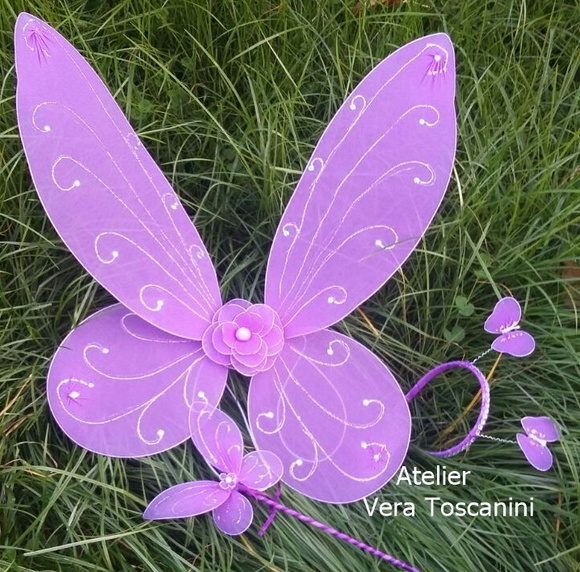 Fantasia Asa de Fada Sininho para Adulto Tinker Bell (kit)