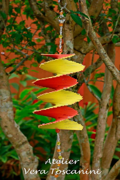 Mobile Espirais de palito