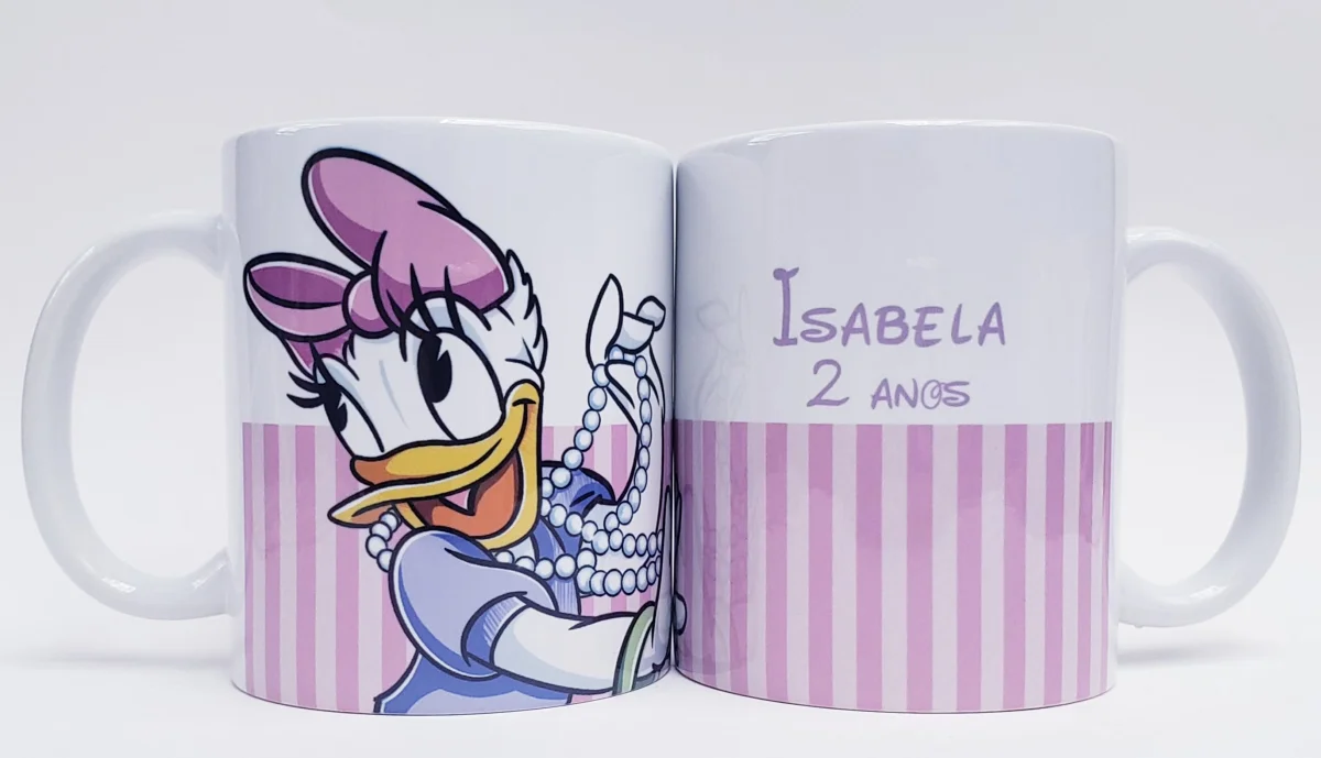 Caneca personalizada aniversario mickey minnie turma do mickey - Imagem 3