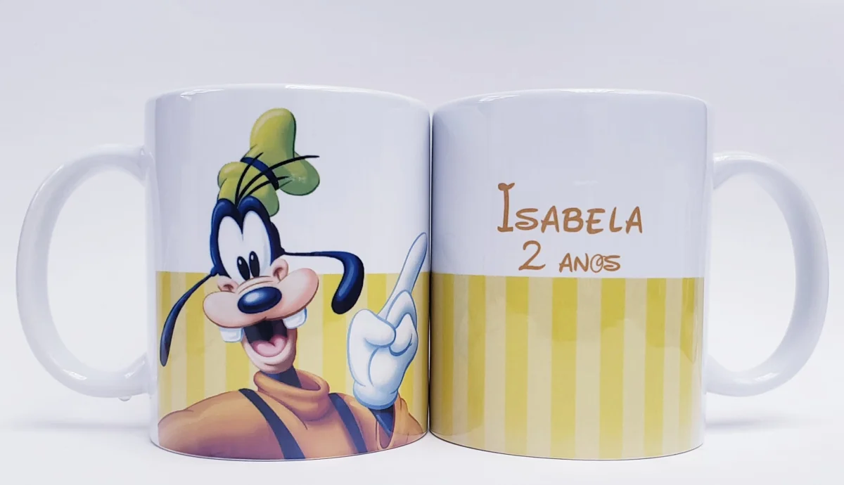 Caneca personalizada aniversario mickey minnie turma do mickey - Imagem 5