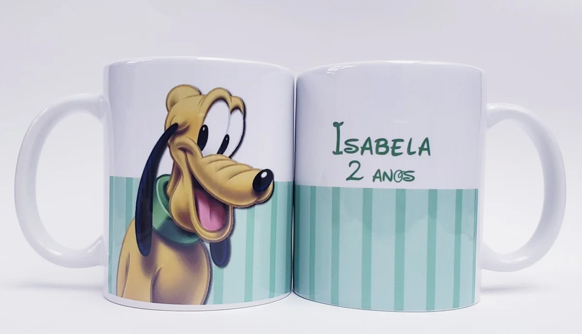 Caneca personalizada aniversario mickey minnie turma do mickey - Imagem 6