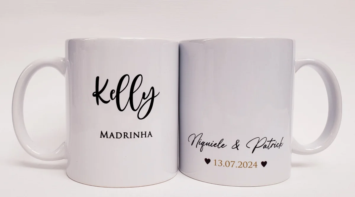 Caneca personalizada casamento padrinhos - Imagem 2