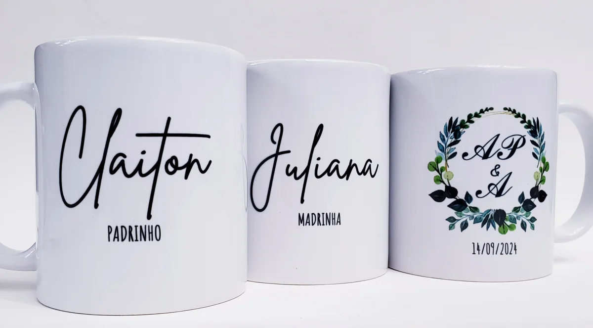 Caneca personalizada casamento padrinhos - Imagem 3