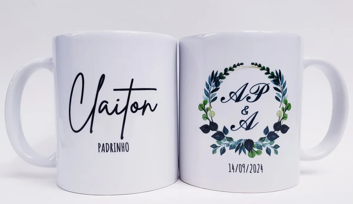 Caneca personalizada casamento padrinhos - Imagem 2