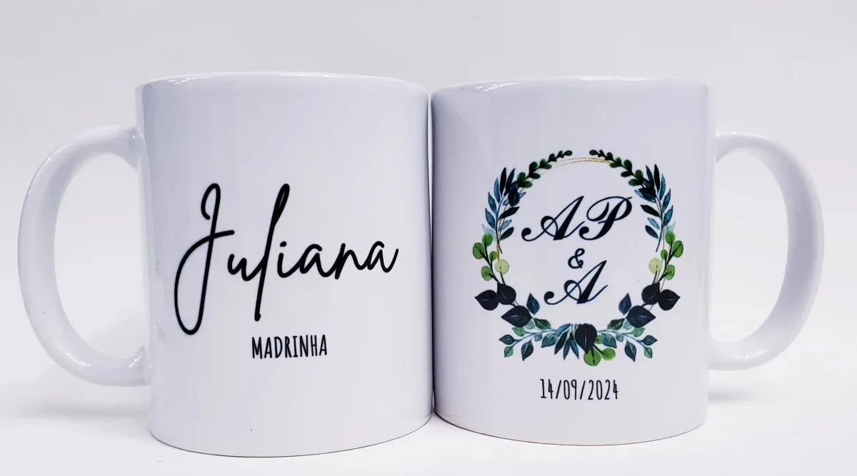 Caneca personalizada casamento padrinhos - Imagem 1