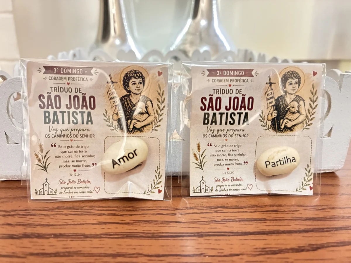 Brinde Semente Mágica Personalizada com Card eventos, cultos, igreja, casamento, maternidade