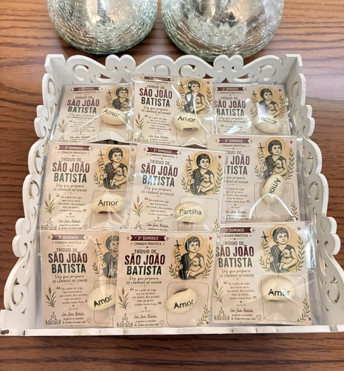 Brinde Semente Mágica Personalizada com Card eventos, cultos, igreja, casamento, maternidade - Imagem 4