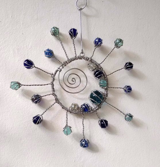 Suncatcher Segundo Sol em Tons de Azul - Imagem 5