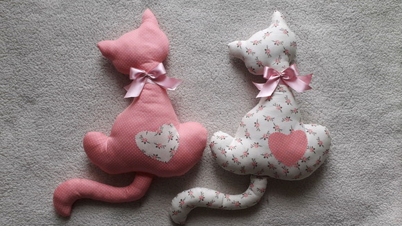Almofadas Gatos - kit dois gatos