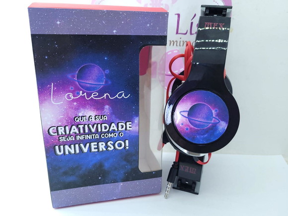 Headphone Fone de Ouvido Universo com Caixa - Imagem 3
