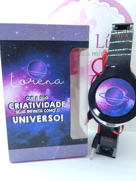 Headphone Fone de Ouvido Universo com Caixa