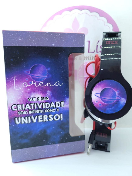 Headphone Fone de Ouvido Universo com Caixa - Imagem 2