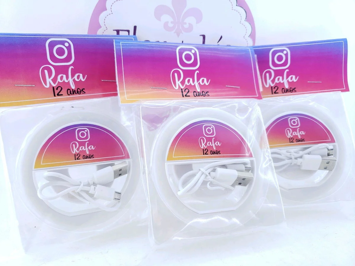 Ring Light Led Personalizado Luz Selfie Instagram Blogueira - Imagem 2