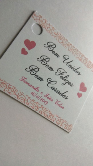 Tags para bem casados