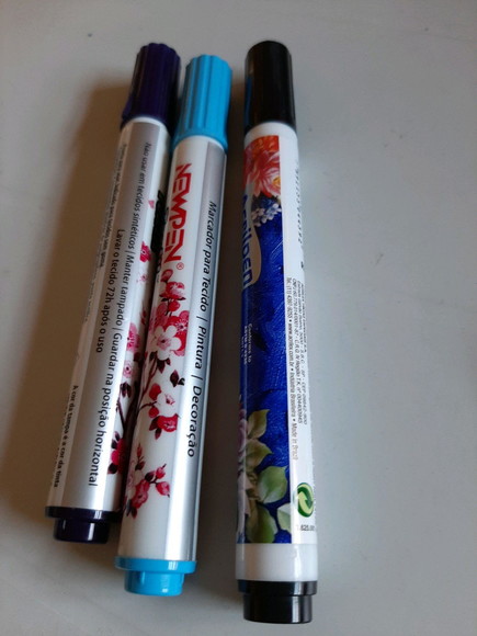 Caneta para tecido kit 2 cores