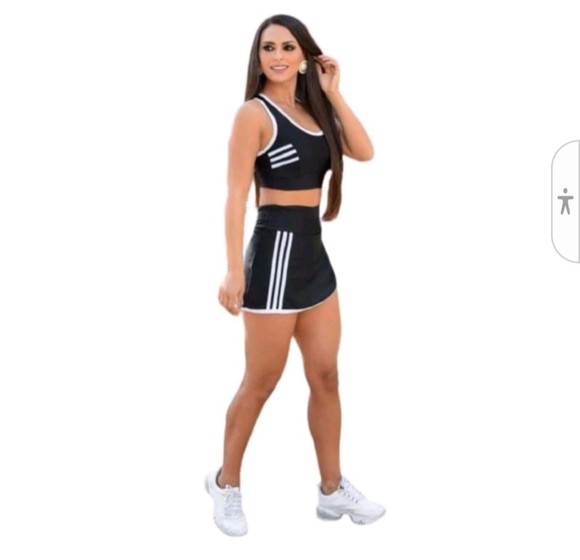Conjunto Fitness Topper com Short Feminino