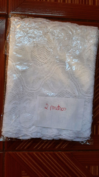 Renda Branca com Elastano 18 mm 2 Metros