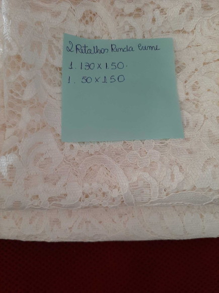 Tecido Renda Grupir em Arabescos Creme Promoção