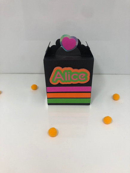 Personalizados Festa Neon - Kit com 10 Unidades - Imagem 4