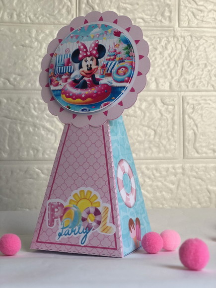 Personalizados Minnie Pool Party - Kit com 10 Unidades - Imagem 3