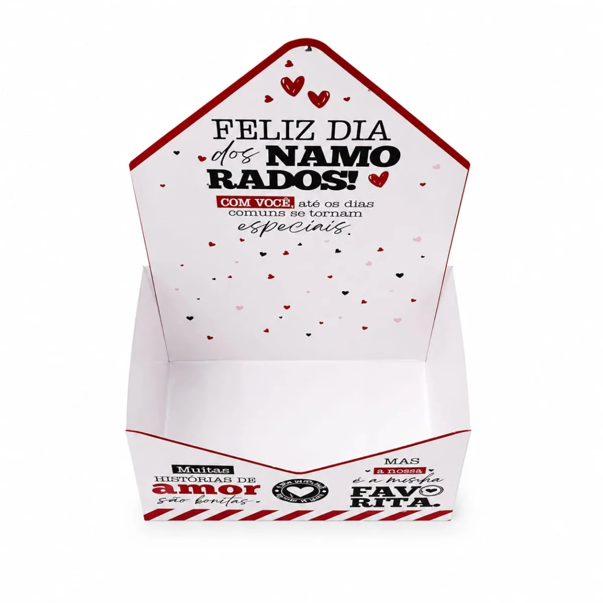 Caixa Envelope tamanho G Dia dos Namorados | Embalagem Romântica para Chocolates, Mini Espumante - Imagem 4