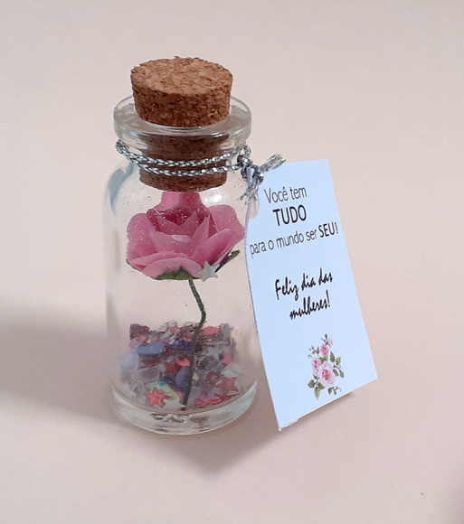 Lembrancinha Casamento Aniversário Rosa Eterna