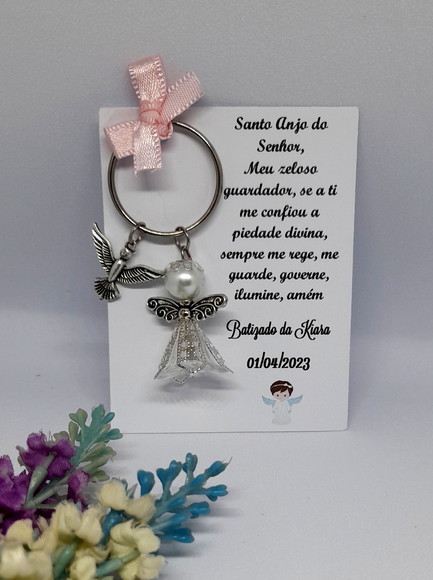 Lembrancinha Chaveiro Santo Anjo