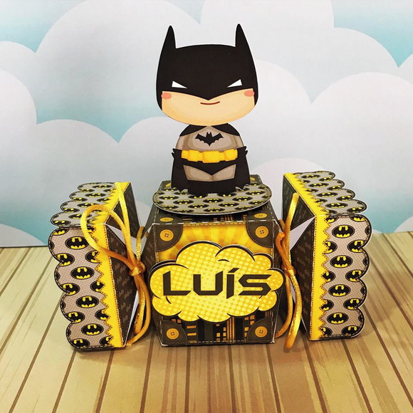 Caixa Bala Batman Baby
