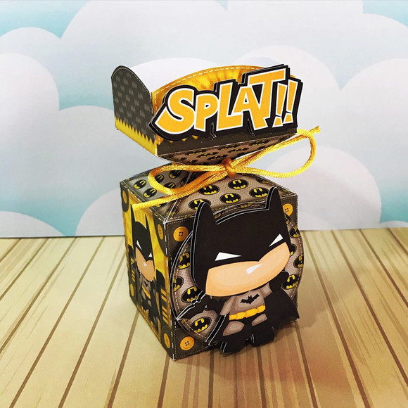 Caixa Meia Bala Batman Baby