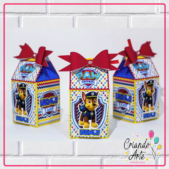 Caixa Milk Personalizada Patrulha Canina