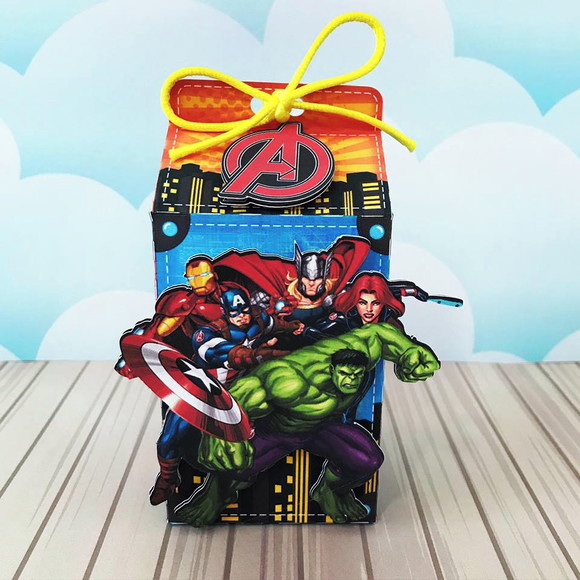 Caixa Milk Vingadores