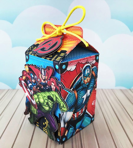 Caixa Milk Vingadores - Imagem 2
