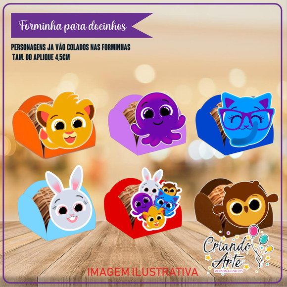 Forminhas Bolofofos - 100 Unidades