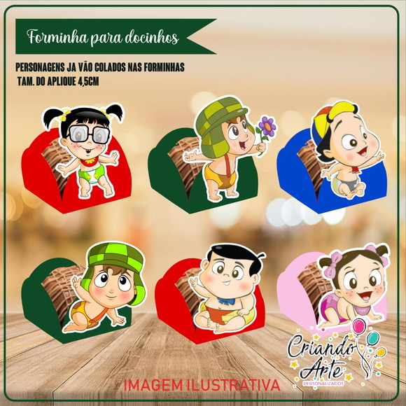 Forminhas Chaves Baby - 100 Unidades
