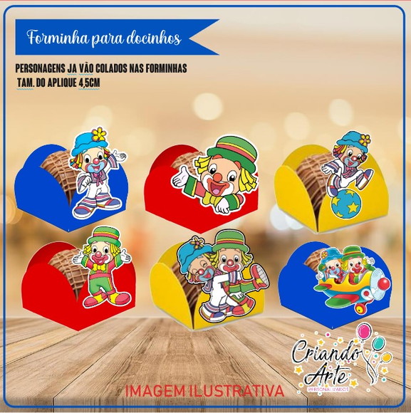Forminhas para Doces Patati Patatá - 100 Unidades