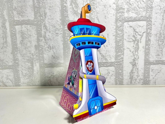 Piramide Personalizada Patrulha Canina Rosa Menina